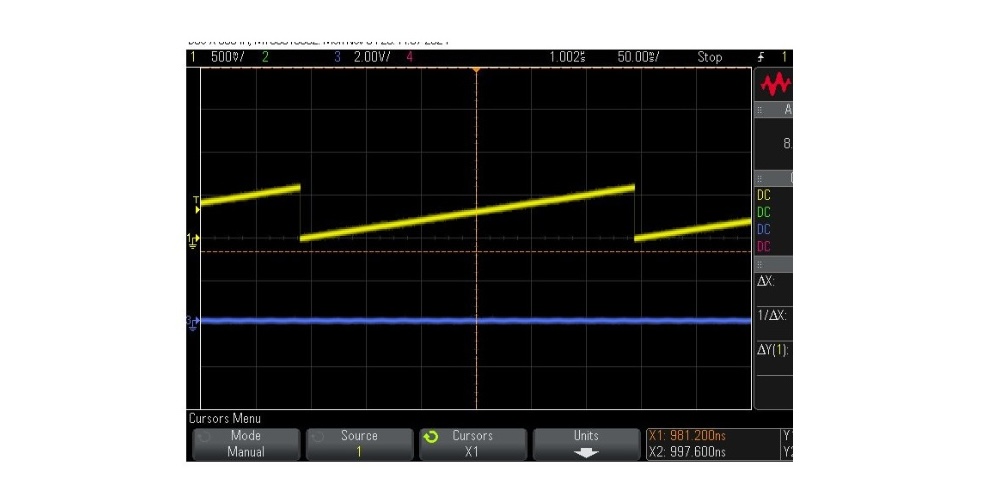 First mixed signal design generating a sawtooth!