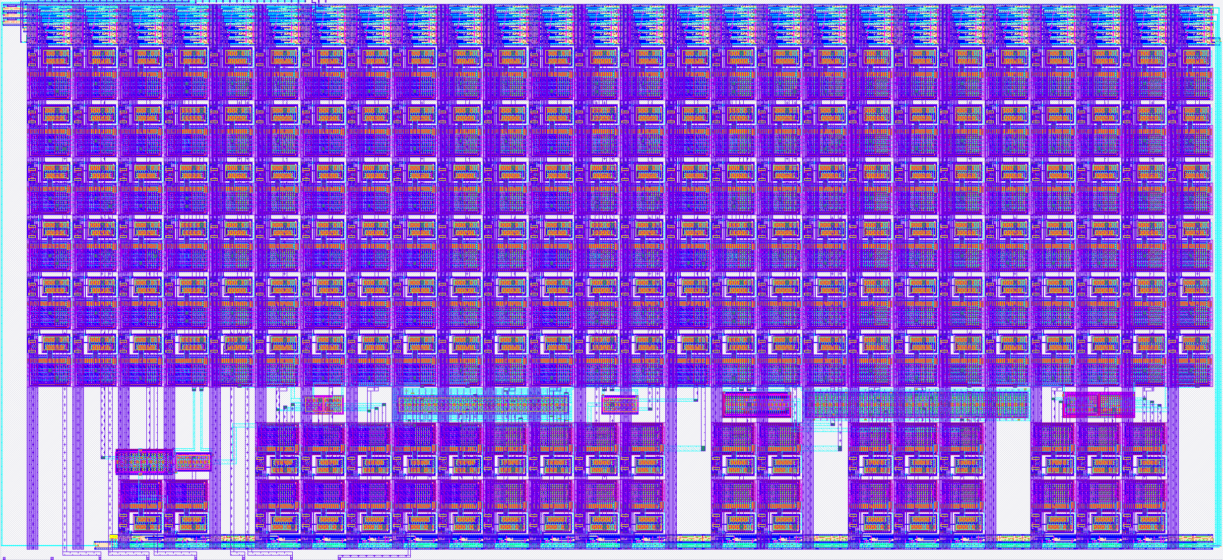 Circuit layout render of the Mini MOSBius