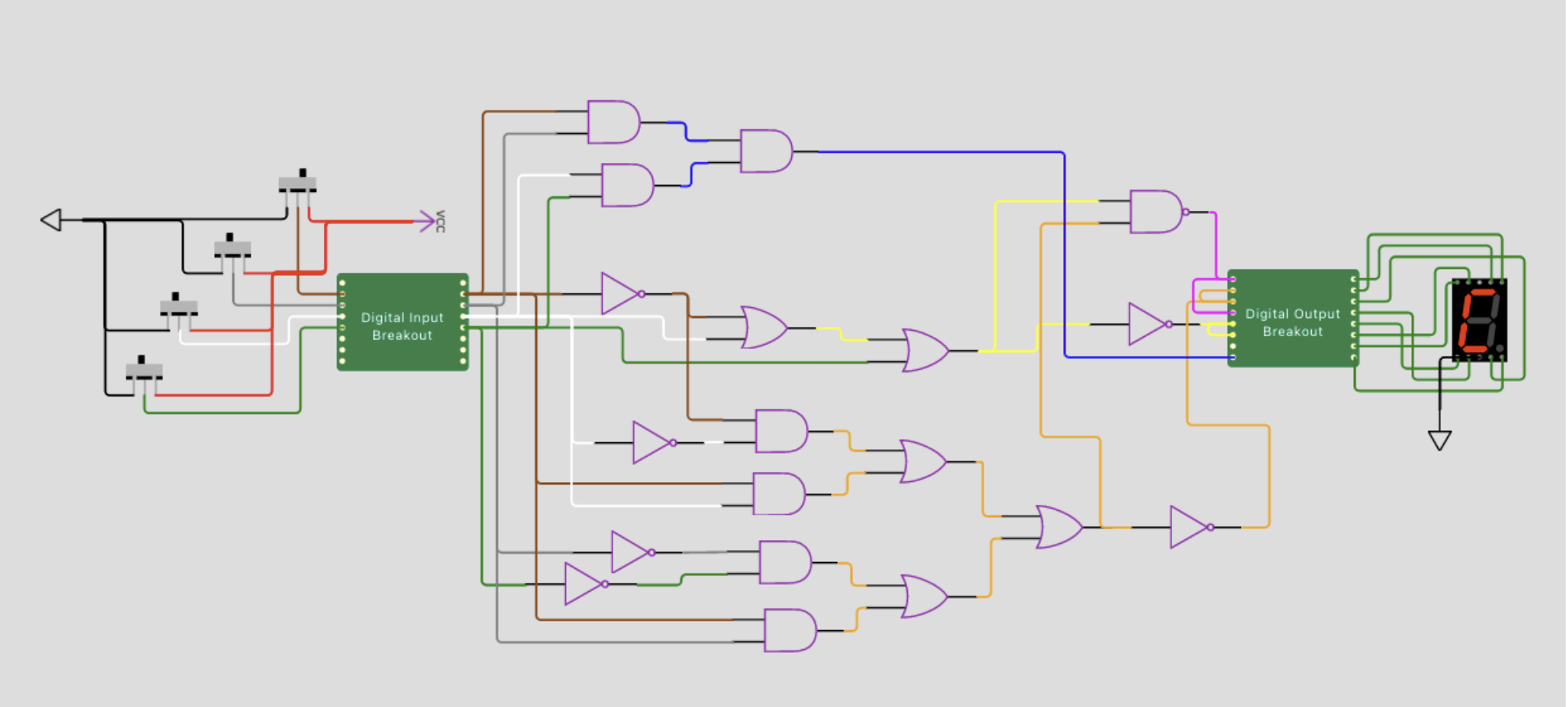 Wolf sheep cabbage river crossing puzzle ASIC design by maehw