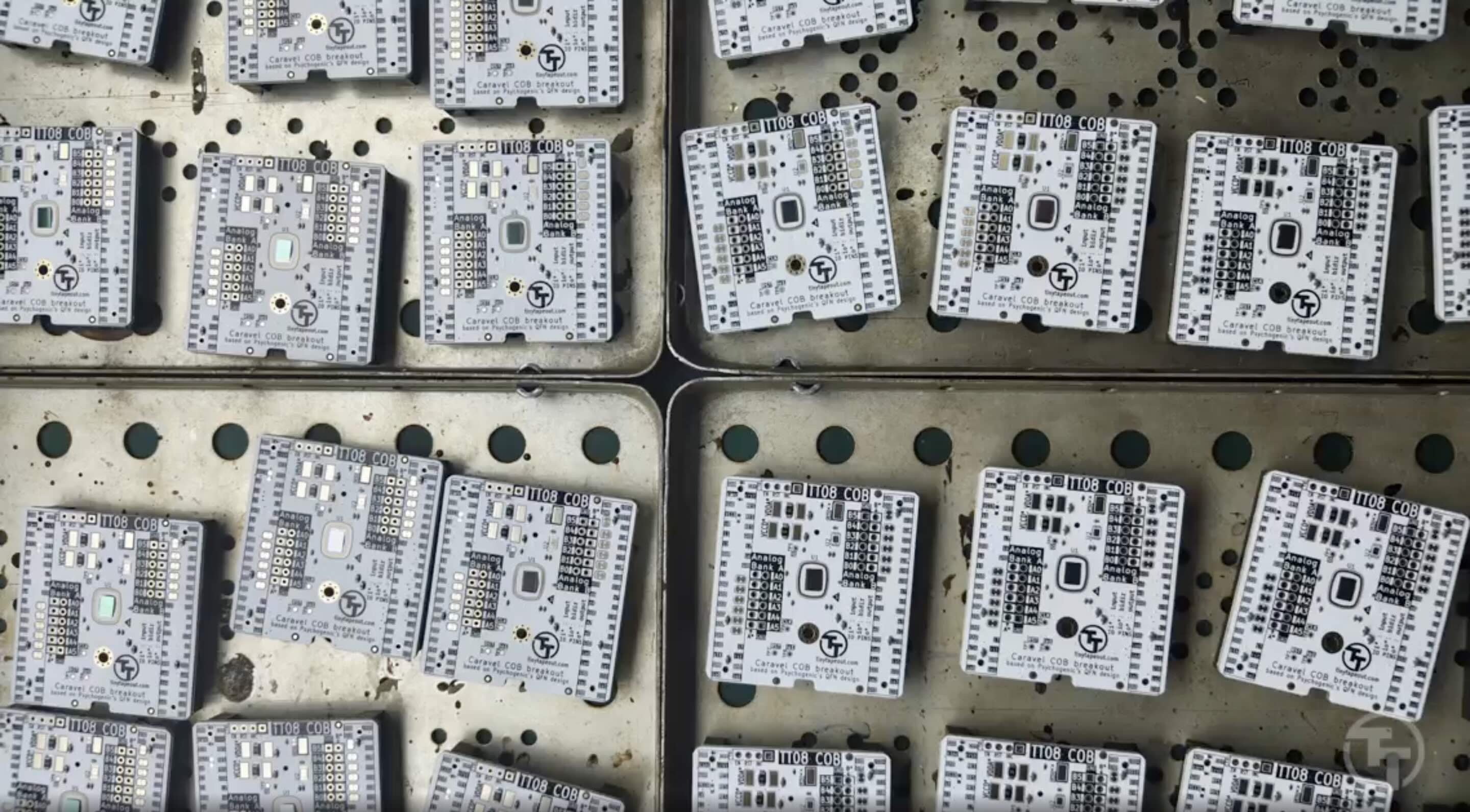 Chip on board wirebonding